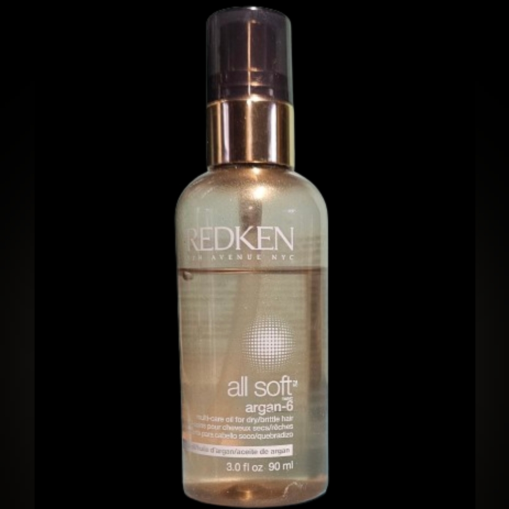 Redken All Soft Argon-6 Multi-Care Oil for Dry/Brittle Hair 3oz